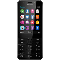 Телефон мобільний Nokia 230 dark silver (A00026971)