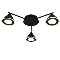 Люстра стельова Victoria Lighting 3x12 Вт GX53 чорний French/PL3 black