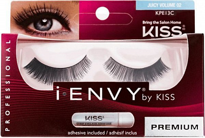 Накладные ресницы Kiss Элегантность (KPE13C) клей KPE13C 