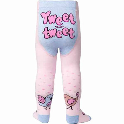 Колготки для дівчаток Conte-Kids CK TIP-TOP (веселі ніжки) 480 14С-79СП р.92-98 світло-рожевий/з малюнком