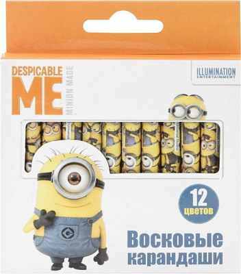 Карандаши восковые Despicable Me