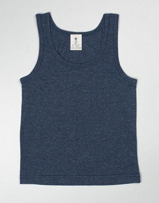 Майка детская для мальчика Роза 210414 р.116 меланж/джинс 