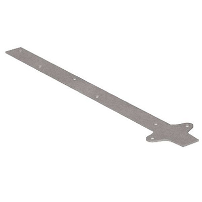 Удлинитель кронштейна желоба Giza горизонтальный L=355 мм цинк 