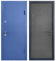 Двері вхідні Міністерство дверей КУ-Бергамо антрацит 2050x960 мм праві