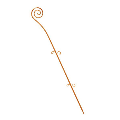 Опора пластиковая Алеана Спираль для орхидей янтарный PS 114043