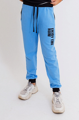 Брюки спортивные KOSTA д/м р.98–104 голубой 2474-5 