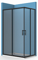 Душова кабіна Koller Pool G12080SCB GRACE прямок. чорна 1200x800x1900 мм скло прозоре