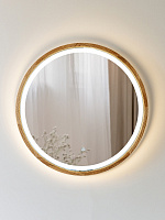 Зеркало со встроенной подсветкой Luxury Wood Perfection SLIM LED ясень натуральный 700 мм