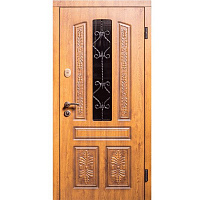 Двери металлические Кам-Трейд 106 Золотой дуб патина 2050x960 мм правые
