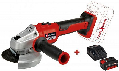 Болгарка (кутова шліфмашина) Einhell X-Change AXXIO+акумулятор та зарядний пристрій 4431140