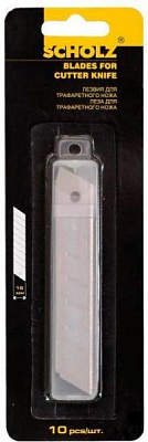 Лезвия сменные SCHOLZ для трафаретного ножа 18 мм 10 шт. 04050240 