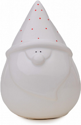 Статуэтка Дед Мороз белый 9x9x13 см 1411-13 Eterna