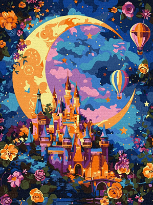 Картина по номерам Лунная фантазия ©art_selena_ua 30x40 см Идейка