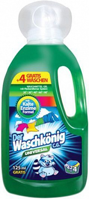 Гель для машинной и ручной стирки WASCHKONIG UNIVERSAL 1,625 л