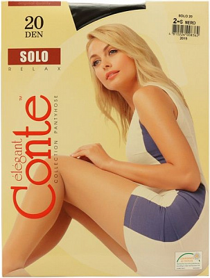 Колготки Conte SOLO 20 den nero р. 2 чорний