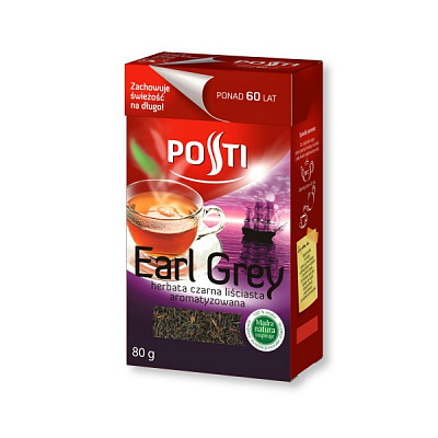 Чай черный Posti с ароматом бергамота 80 г 