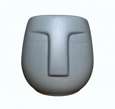 Ваза керамическая Nana ceramics Спящий 12 см серый муар 