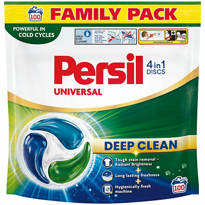 Капсулы для машинной стирки Persil 4in1 Discs 1,65 кг 100 шт.
