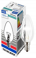 Лампа накаливания Techlamp B35 25 Вт E14 230 В прозрачная 