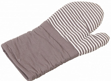 Рукавица силиконовая Stria 17,7x33 см серый La Nuit 