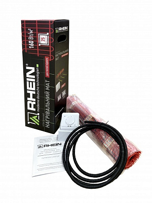 Нагрівальний мат Rhein 160/160 W 1 кв.м + терморегулятор