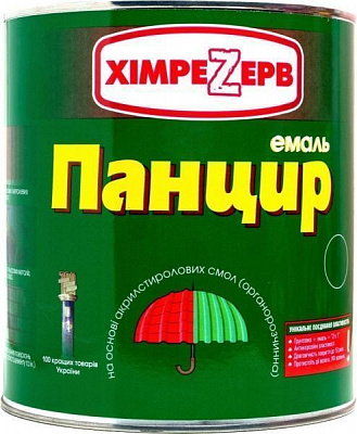 Краска для крыш ХимреZерв Panzer хаки шелковистый мат 3кг