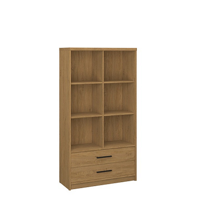 Стеллаж открытый низкий 2S/84 PAVI дуб каменный 