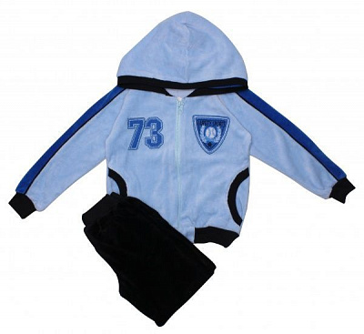 Костюм Valeri-Tex 1893-20-365-028 р.98 блакитний