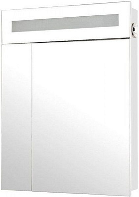 Дзеркальна шафа Aqua Rodos Ніка 60 білий з підсвічуванням АР000001133