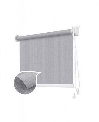 Ролета міні Rollotex струна Linen Look 4 56x150 см сіра