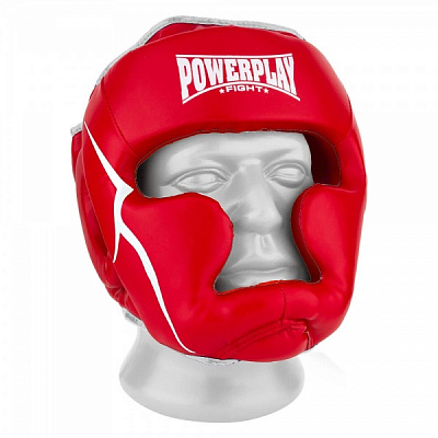 Шлем боксерский PowerPlay 3100 красный р. L 