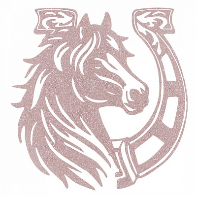 Підвіска MIS LT Кінь-підкова 12 см рожевий