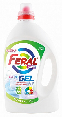 Гель для машинного та ручного прання Feral для кольорових речей 3,5 л