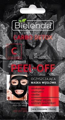 Bielenda Carbo Detox Carbo Detox peel-off 12 г 2 шт.