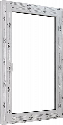 Окно поворотно-откидное ALMplast 60 800x1200 мм правое двухкамерный энергосберегающий стеклопакет 32 мм 