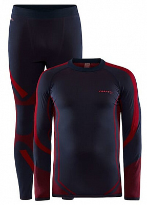 Комплект термобелья Craft CORE DRY FUSEKNIT SET M 1909742-396404 р.XL темно-синий