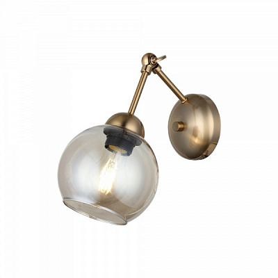 Бра Vio Concept by LUCEA Pore 1x40 Вт E27 античная латунь 1528-52-19 