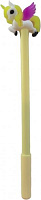Ручка шариковая Лідер Канц Единорог с крыльями желтый 908-BP 