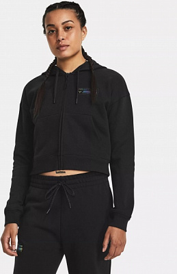 Джемпер Under Armour PJT RCK HW TERRY FZ Q4 1380735-001 р.M черный