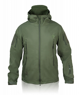 Куртка 1991 ТМ тактическая влагозащитная SoftShell, Green 34123-JA-01-G-4XL р.4XL