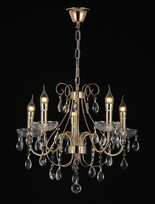 Люстра подвесная Blitz 5x40 Вт E14 золото 3039-45 