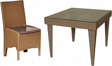 Комплект мебели Rattwood Виконт 3711 коричневый/бежевый 