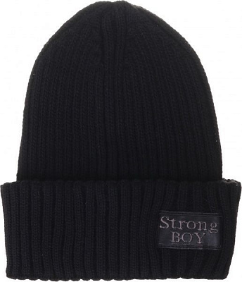 Шапка для хлопчиків Pompona р.52-54 чорний 20 Z P 109