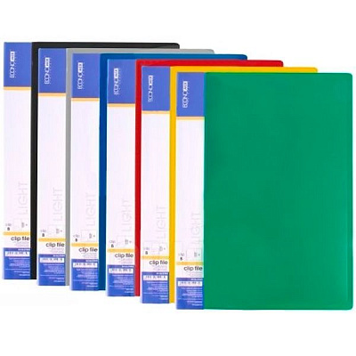 Папка-скоросшиватель Economix E31208 Clip В Light