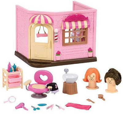 Игровой набор Li'l Woodzeez Парикмахерская маленькая 6163Z 