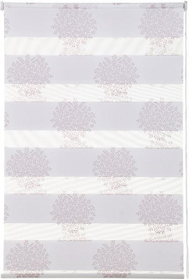 Ролета міні день-ніч Delfa СРШУ-01МК-44801 62x160 см кремово-бузкова