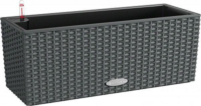 Ящик балконный Lechuza Balconera Cottage 50 прямоугольный 18,1л темно-серый 