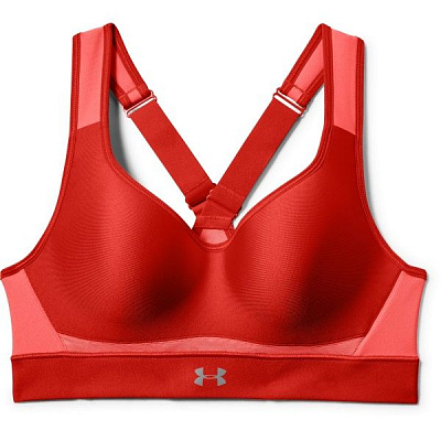 Бра Under Armour Warp Knit High Impact Bra 1311821-890 38B красный