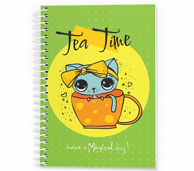 Блокнот Tea time В6 96 арк. 1В2228 Аркуш