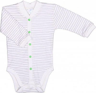 Боді дитяче унісекс Baby Veres Funy sparrows strip р.74 молочний